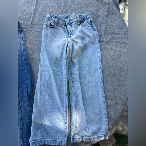 Girls Medium Bundle of Four Denim Jeans - Mixed Blue + Black - Picture 3 of 5